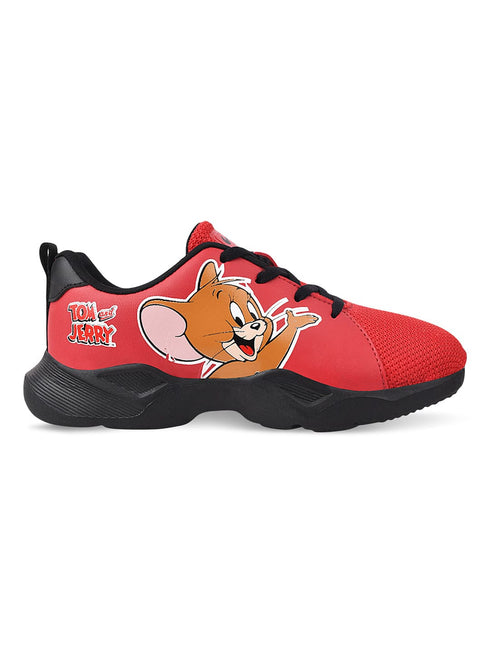 T&J-02 Red Kid's Running Shoes
